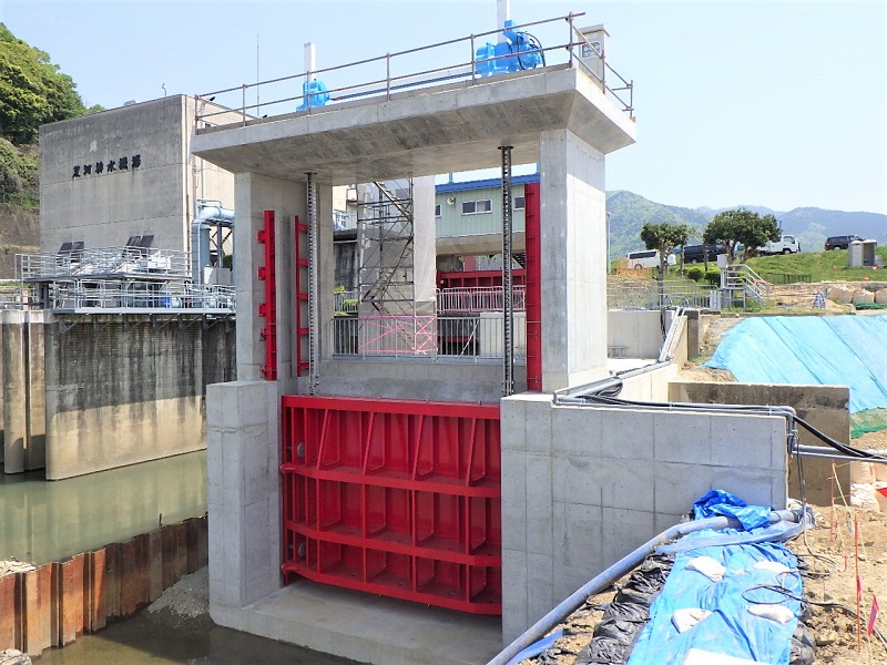 弘法川 床上浸水対策特別緊急工事